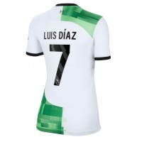 Ženski Nogometni dresi Liverpool Luis Diaz #7 Gostujoči 2023-24 Kratek Rokav